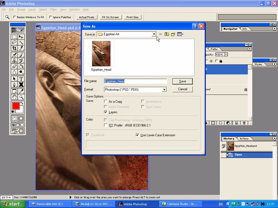 Adobe Photoshop 6.0 for Windows Save As Dialog (2001)
